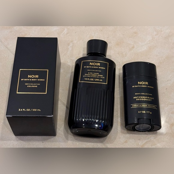 Noir by Bath & Body Works: 3 : Cologne , Face & Body wash & deodorant for Men - Picture 3 of 8